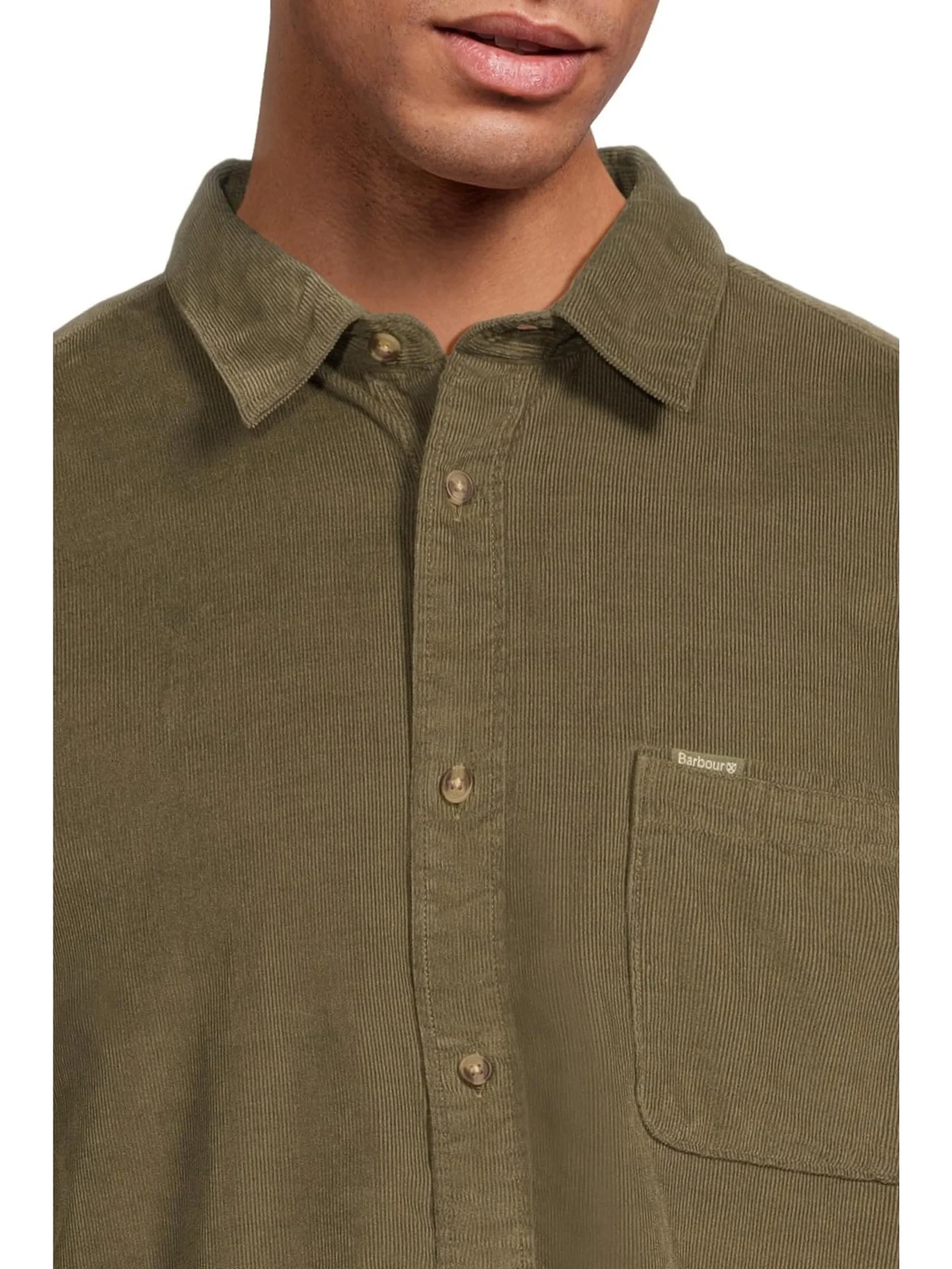Мужская свободная вельветовая рубашка Bramside Barbour — 4
