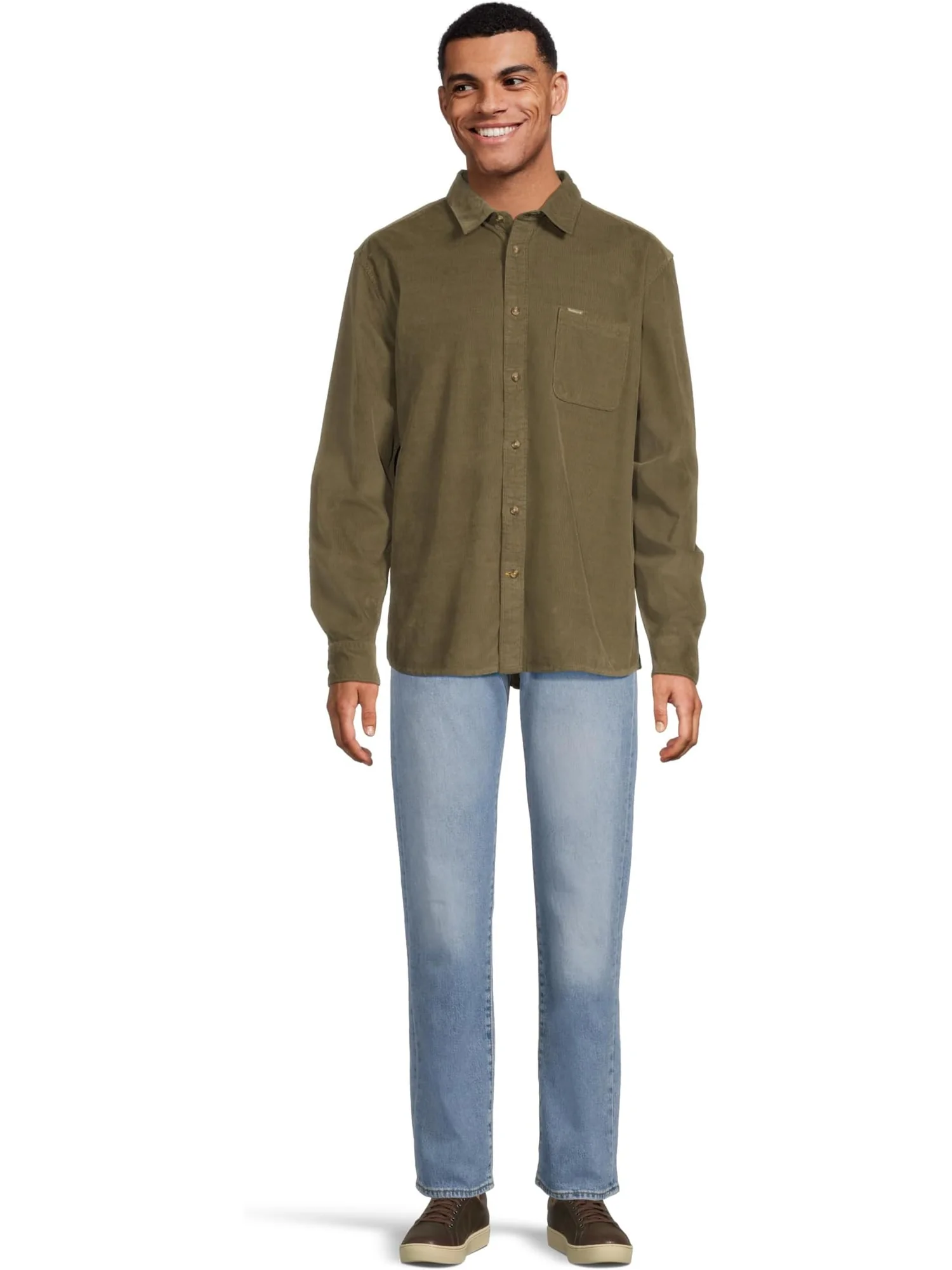 Мужская свободная вельветовая рубашка Bramside Barbour — 5
