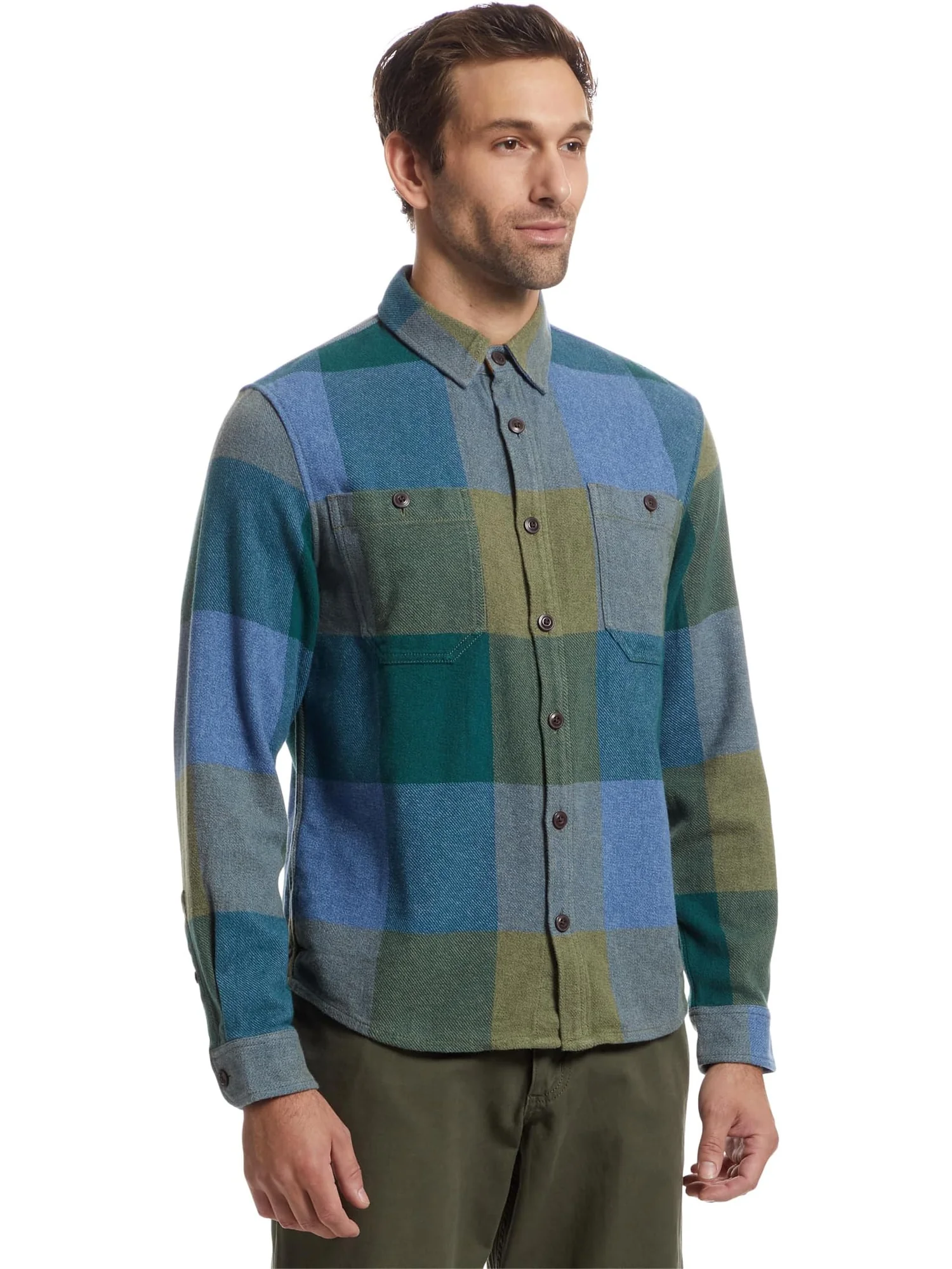 Мужская фирменная рубашка Northwoods из твила, стандартная L.L.Bean — 2
