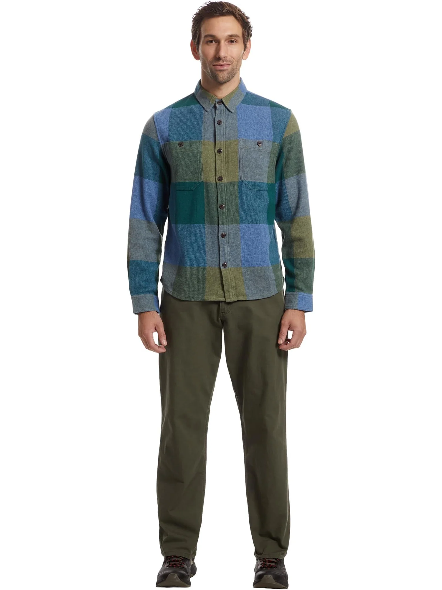 Мужская фирменная рубашка Northwoods из твила, стандартная L.L.Bean — 5