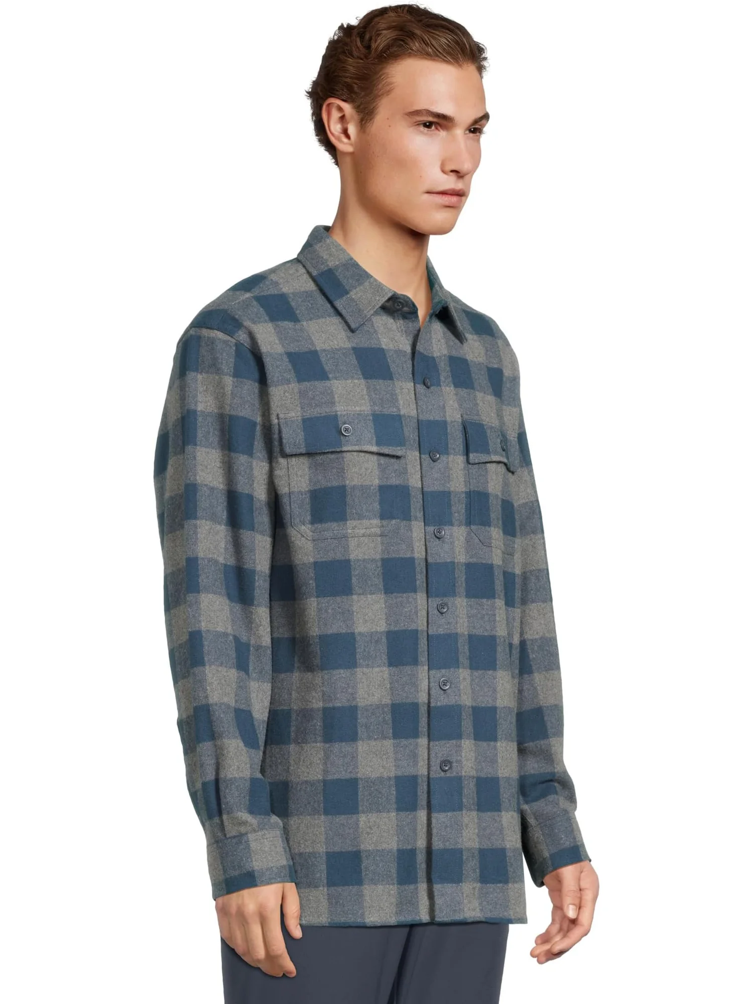Мужская рубашка из замши в традиционную клетку L.L.Bean — 2