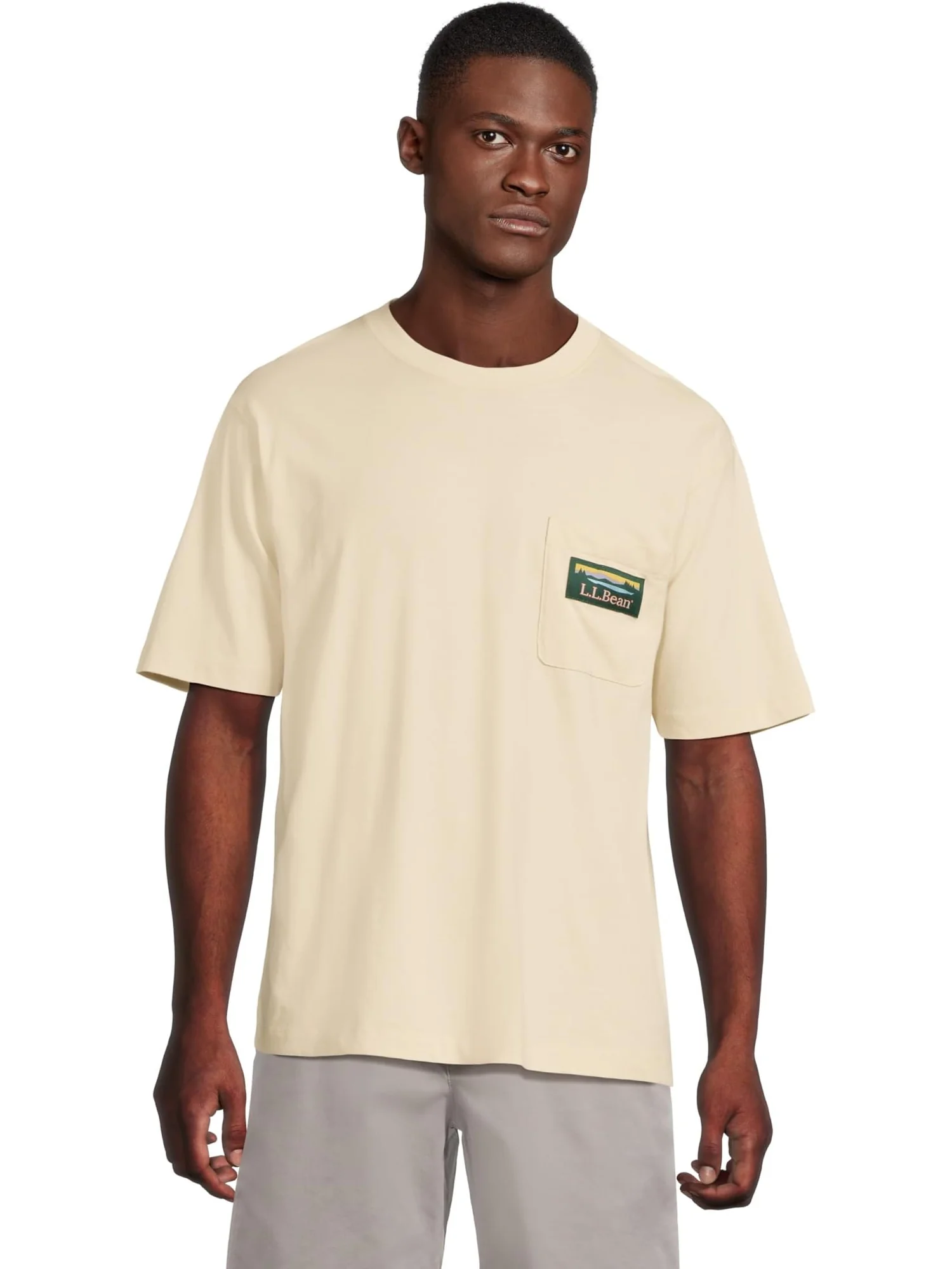 Мужская футболка с логотипом Katahdin, короткий рукав L.L.Bean — 1