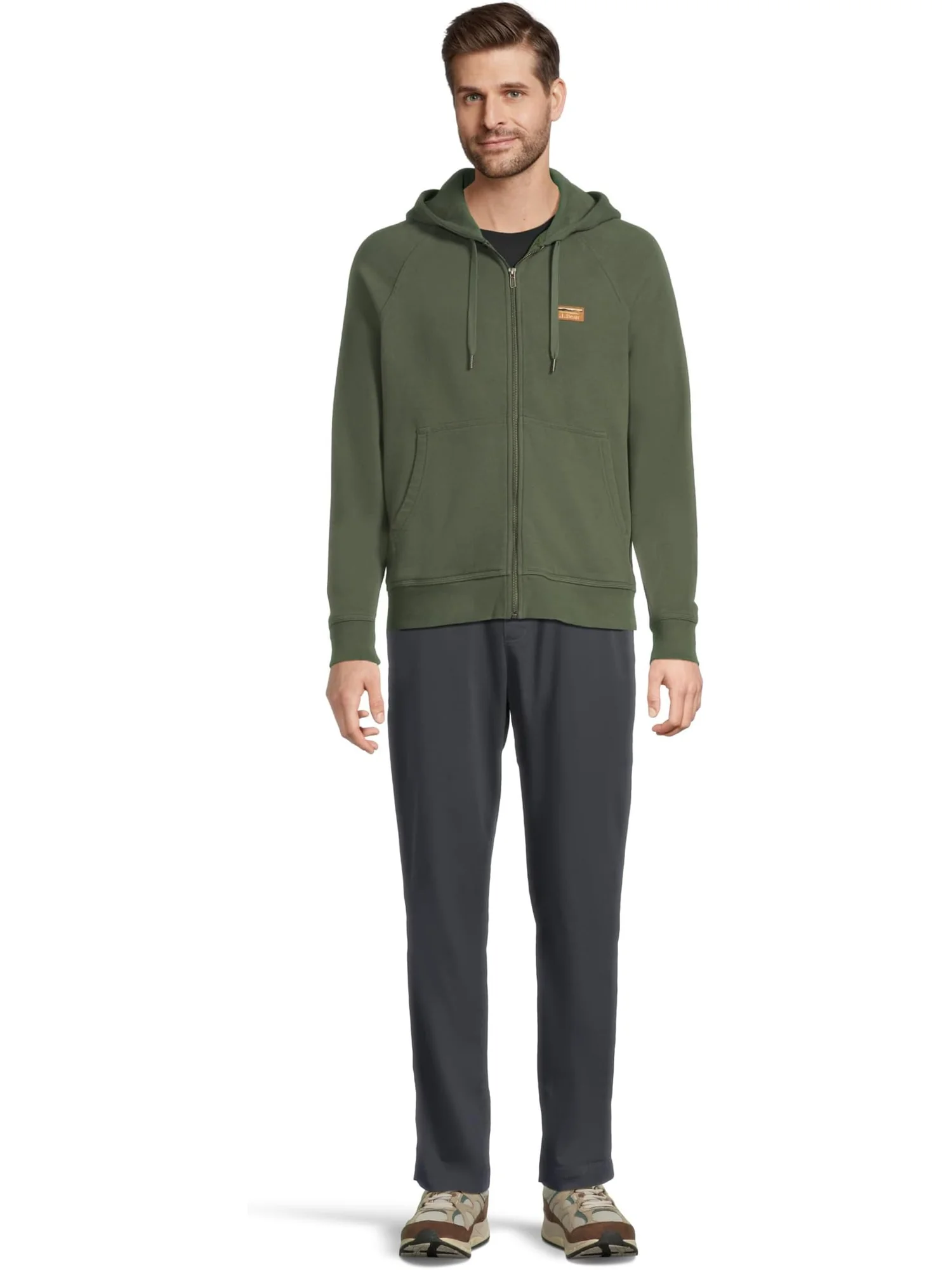 Мужская толстовка Katahdin Iron Works с капюшоном и застежкой-молнией L.L.Bean — 5