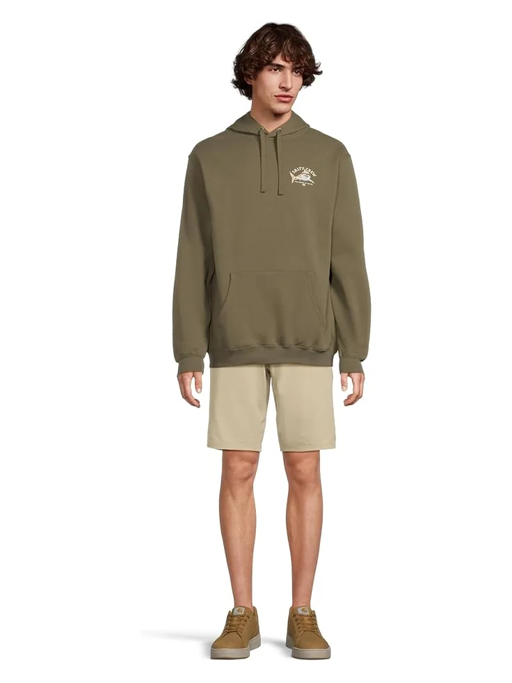 Мужской худи Salty Crew Lurking Fleece — изображение 5 из 5, оливковый
