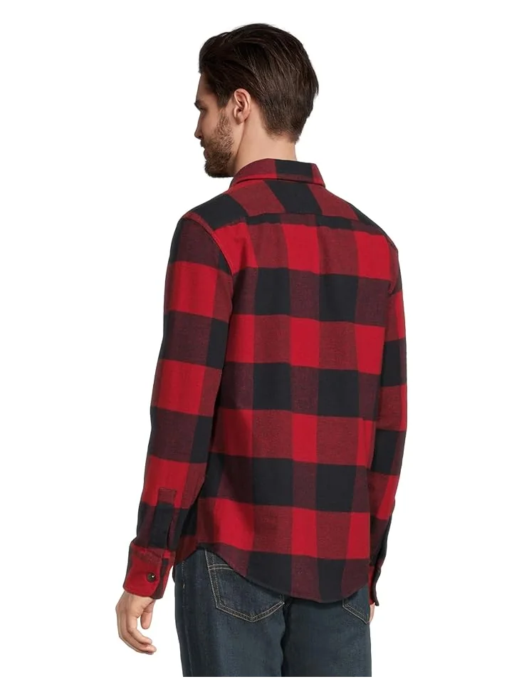 Мужская рубашка L.L.Bean Signature 1933 Chamois Cloth с длинным рукавом, рисунок, Regular — 3