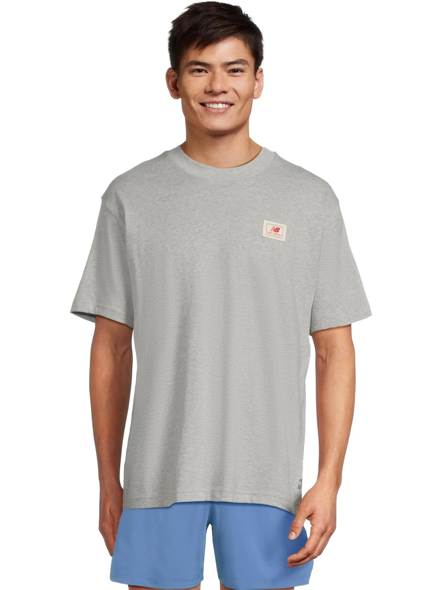Мужская футболка с тканой этикеткой New Balance — 1