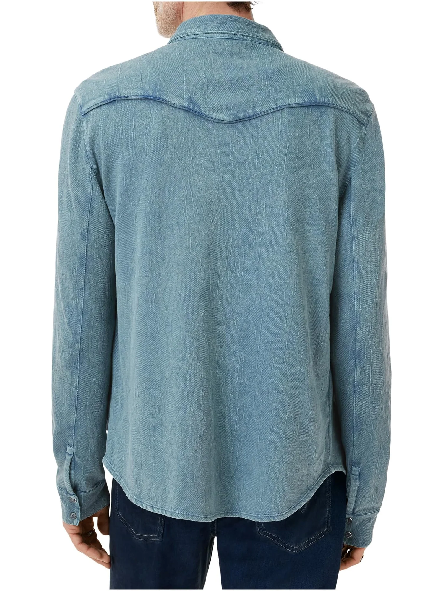 Мужская рубашка Miner Western K6943F25 John Varvatos, Demin Hthr — 2