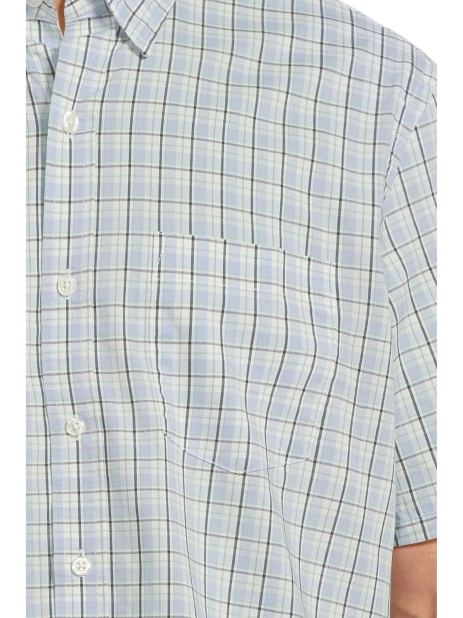 Мужская рубашка Comfort Stretch Performance, короткий рукав, слегка приталенная, в клетку L.L.Bean — 4