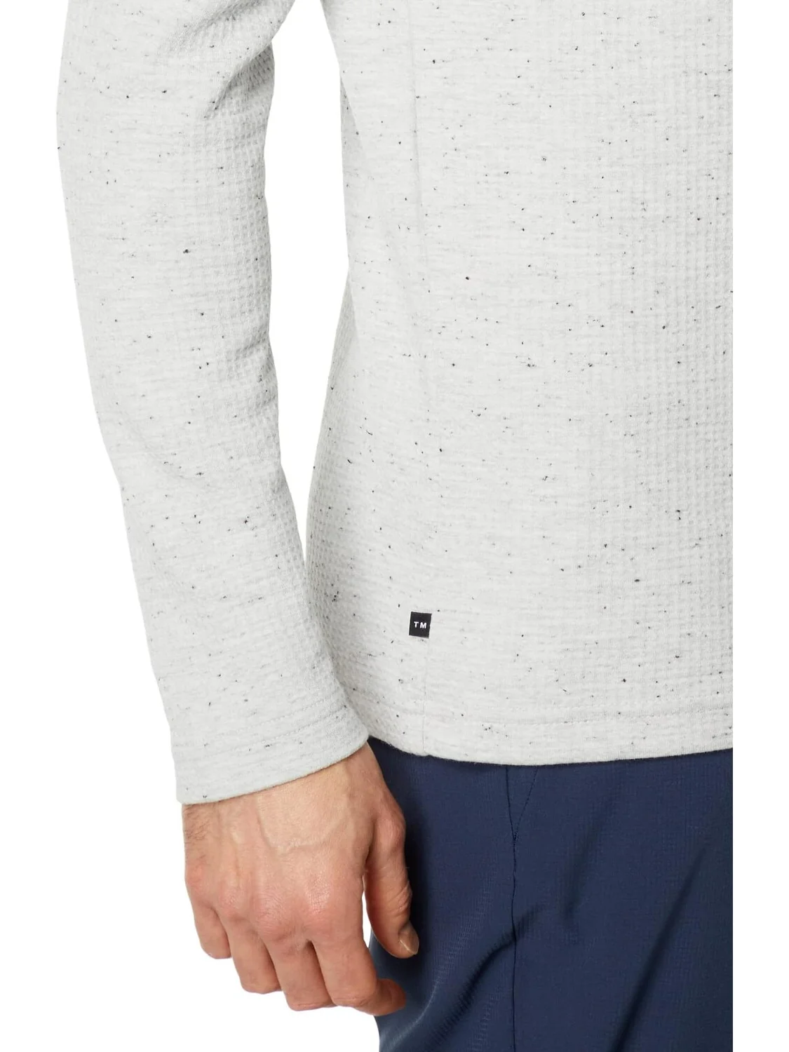 Куртка Cloud Waffle Crew TravisMathew — изображение 3 из 4, светлый серый