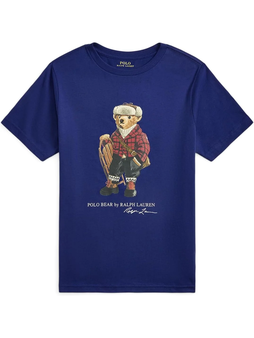 Футболка Polo Bear из хлопкового джерси Polo Ralph Lauren Kids — 1