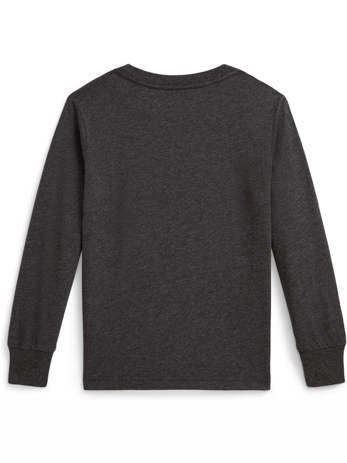 Хлопковая футболка с длинным рукавом и логотипом Polo Ralph Lauren Kids — 2