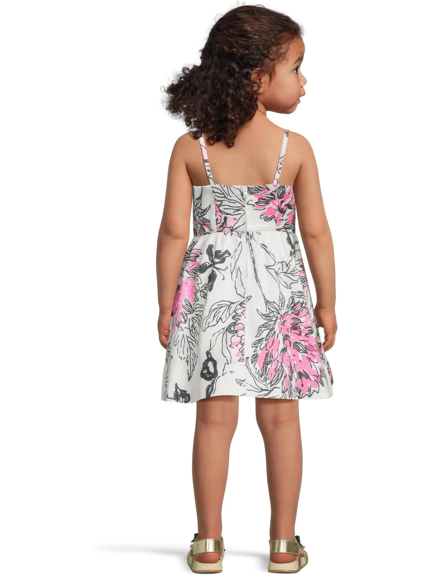 Мини-платье Райдер Lilly Pulitzer Kids, Coconut All Dahled Up Luxe — 2