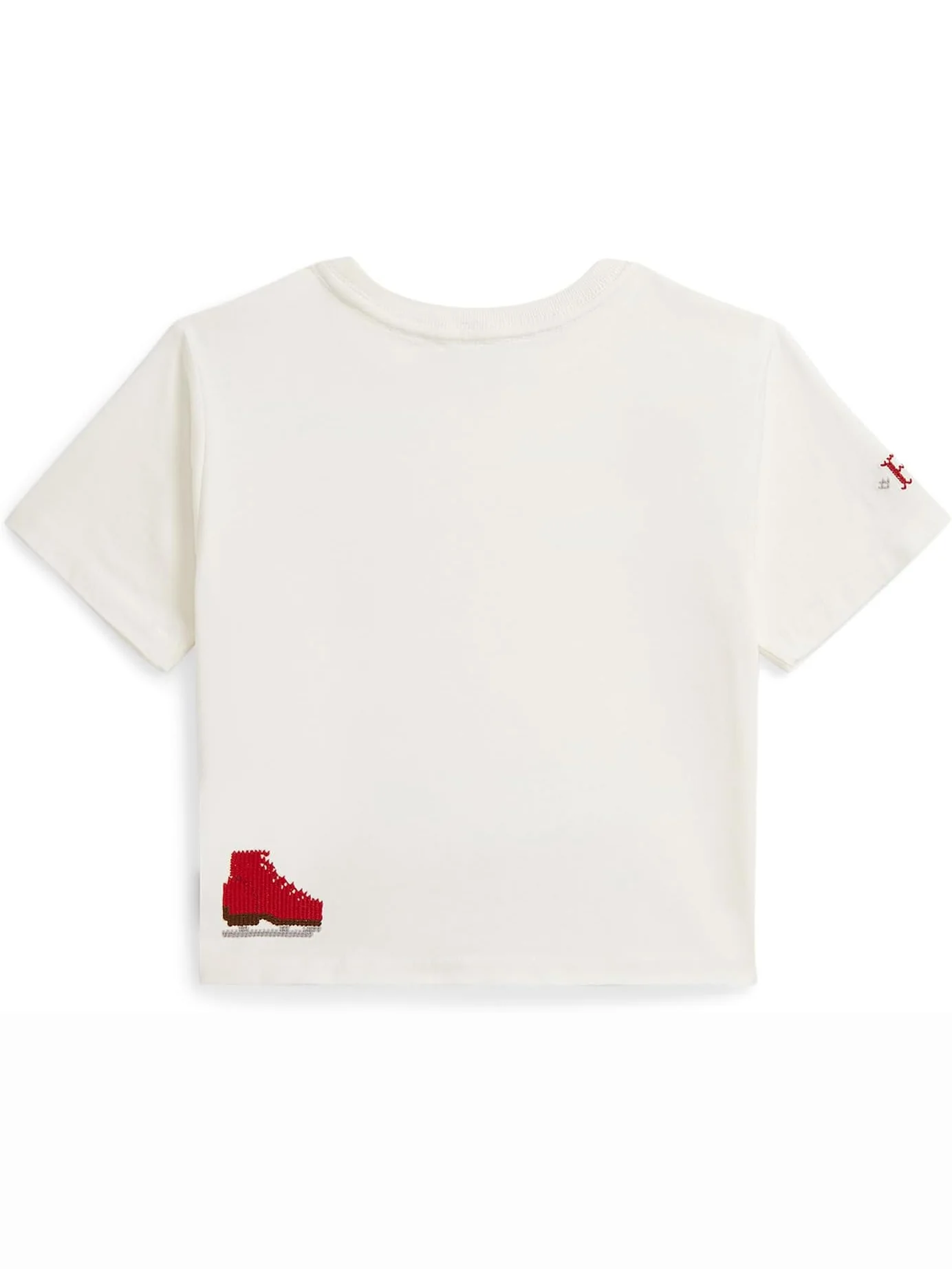 Футболка свободного кроя из хлопкового джерси с логотипом Polo Ralph Lauren Kids — 2