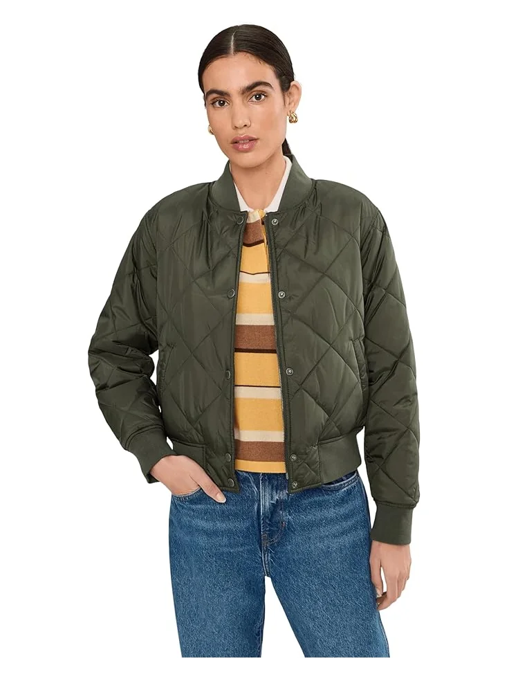 Женская куртка-бомбер Levi's Diamond Quilted Sherpa Lined — 1
