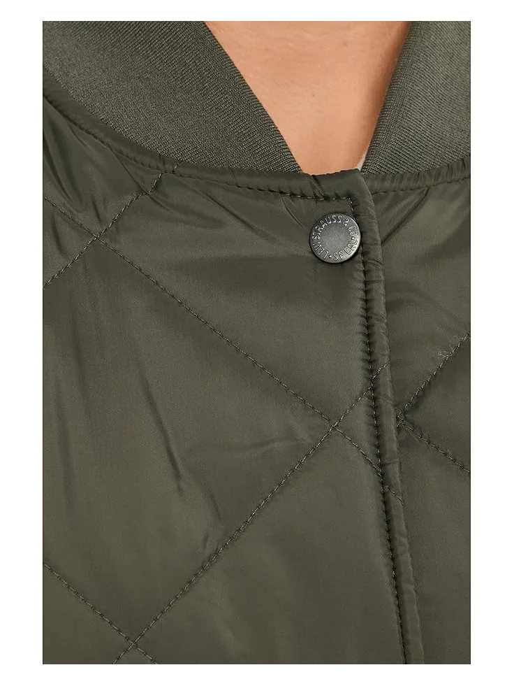 Женская куртка-бомбер Levi's Diamond Quilted Sherpa Lined — 5