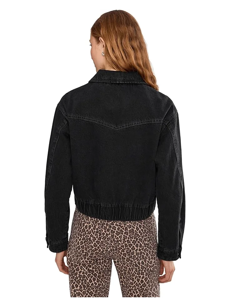 Женская куртка-бомбер Levi's Laydown Collar — 4