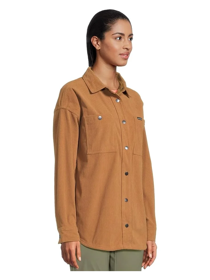 Женская рубашка-куртка Columbia Blue Point Creek Corduroy — 2