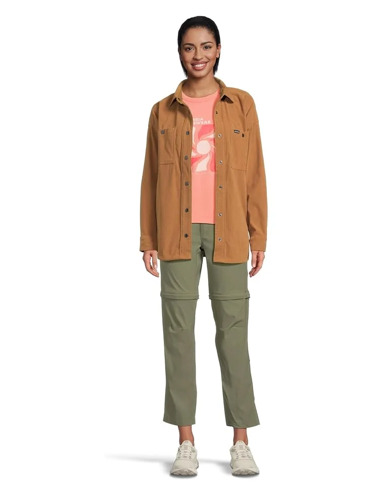 Женская рубашка-куртка Columbia Blue Point Creek Corduroy — 5