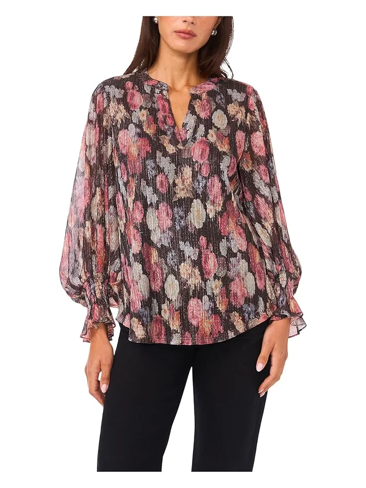 Женская блузка Vince Camuto V-Neck Balloon Sleeve — 1