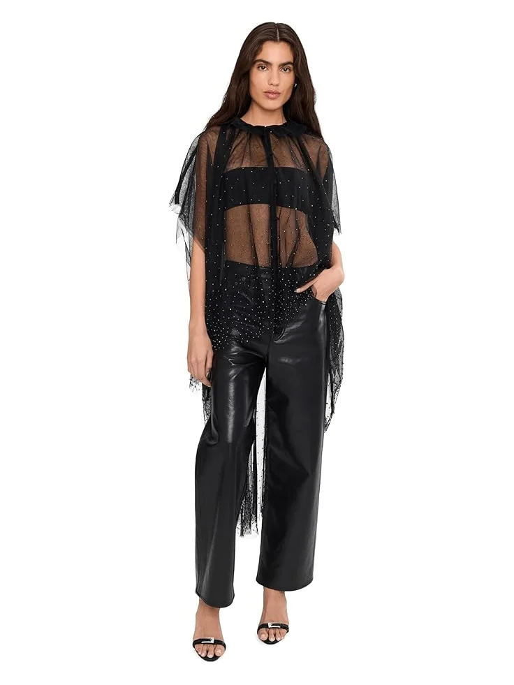 Женская блуза AllSaints Sez Emb Tulle Cape — 1