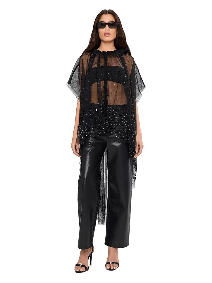 Женская блуза AllSaints Sez Emb Tulle Cape — 2