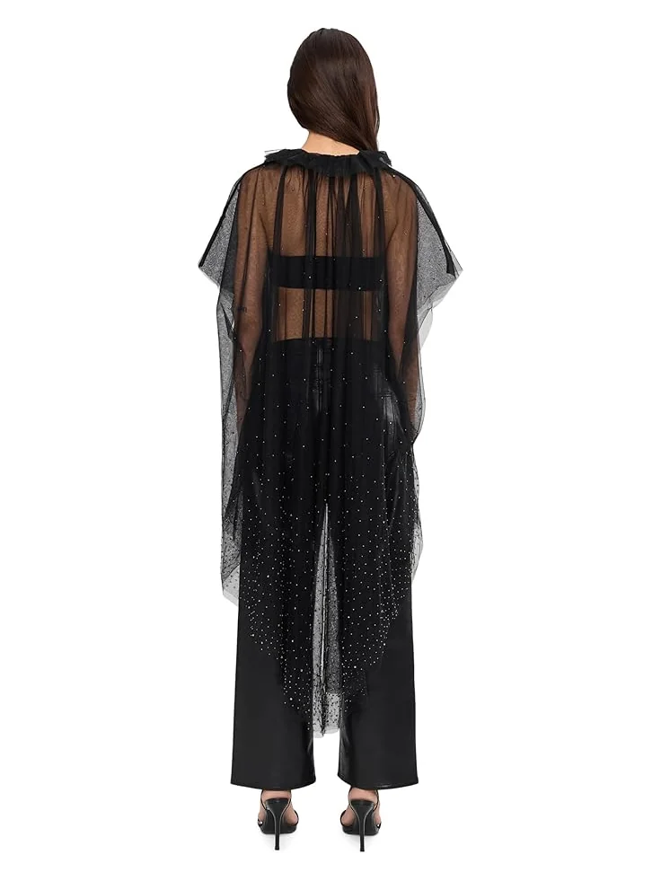 Женская блуза AllSaints Sez Emb Tulle Cape — 4
