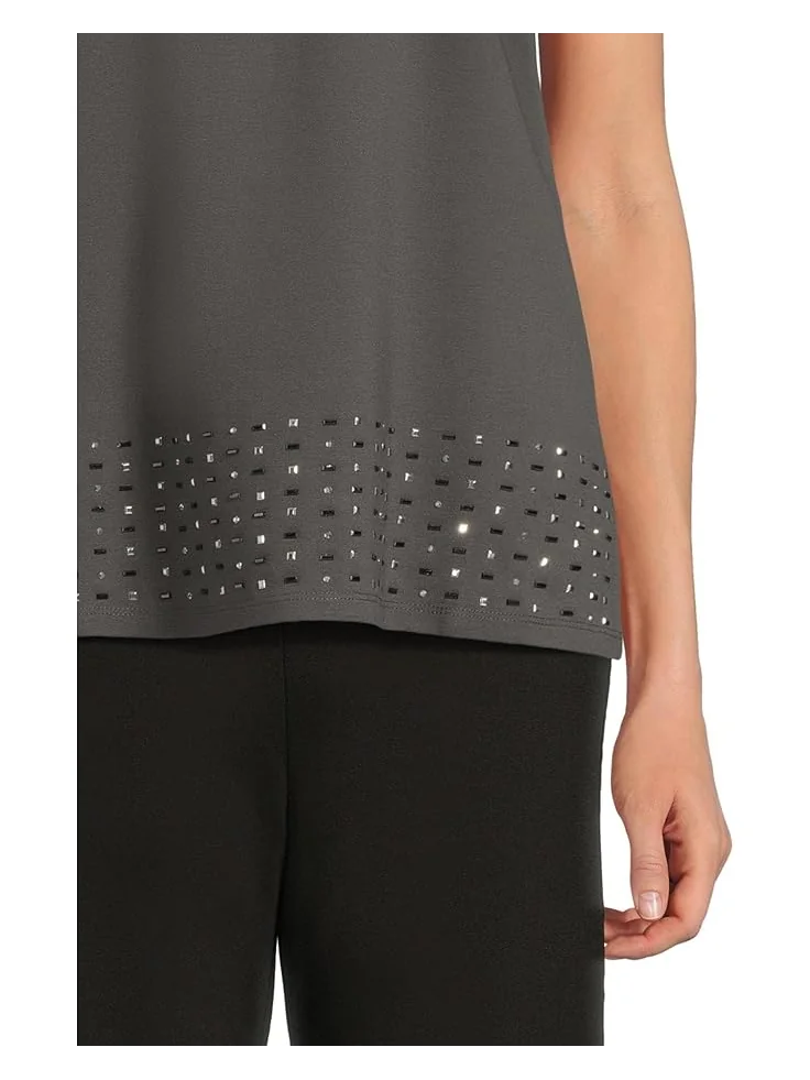 Женская блузка Vince Camuto Mock Neck Sleeveless Tunic — 4