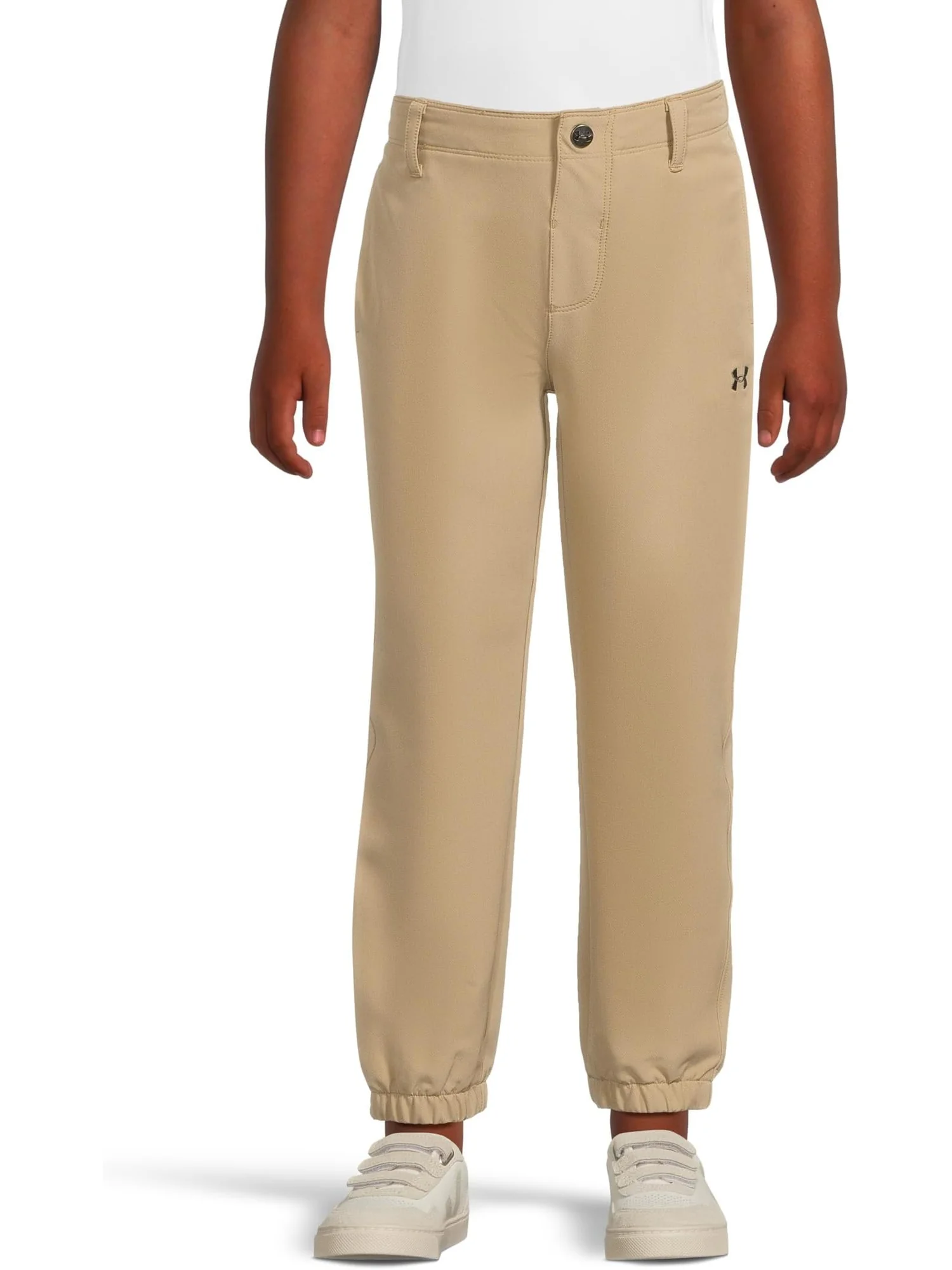 Брюки Under Armour Kids Men's Matchplay Joggers — изображение 1 из 4, хаки