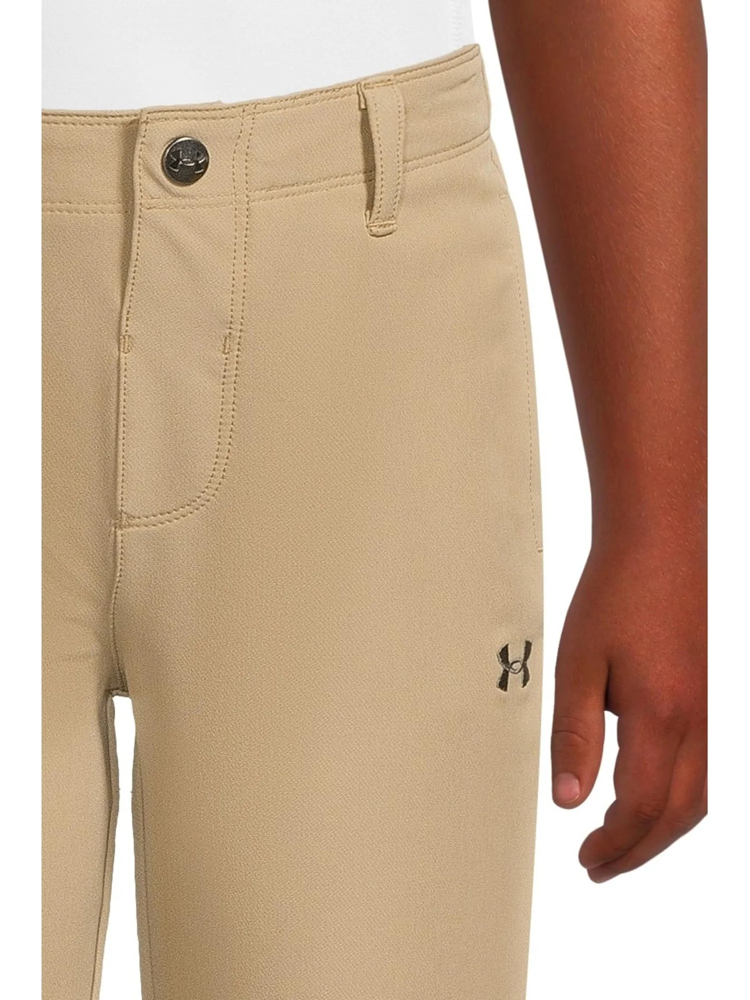 Брюки Under Armour Kids Men's Matchplay Joggers — изображение 3 из 4, хаки