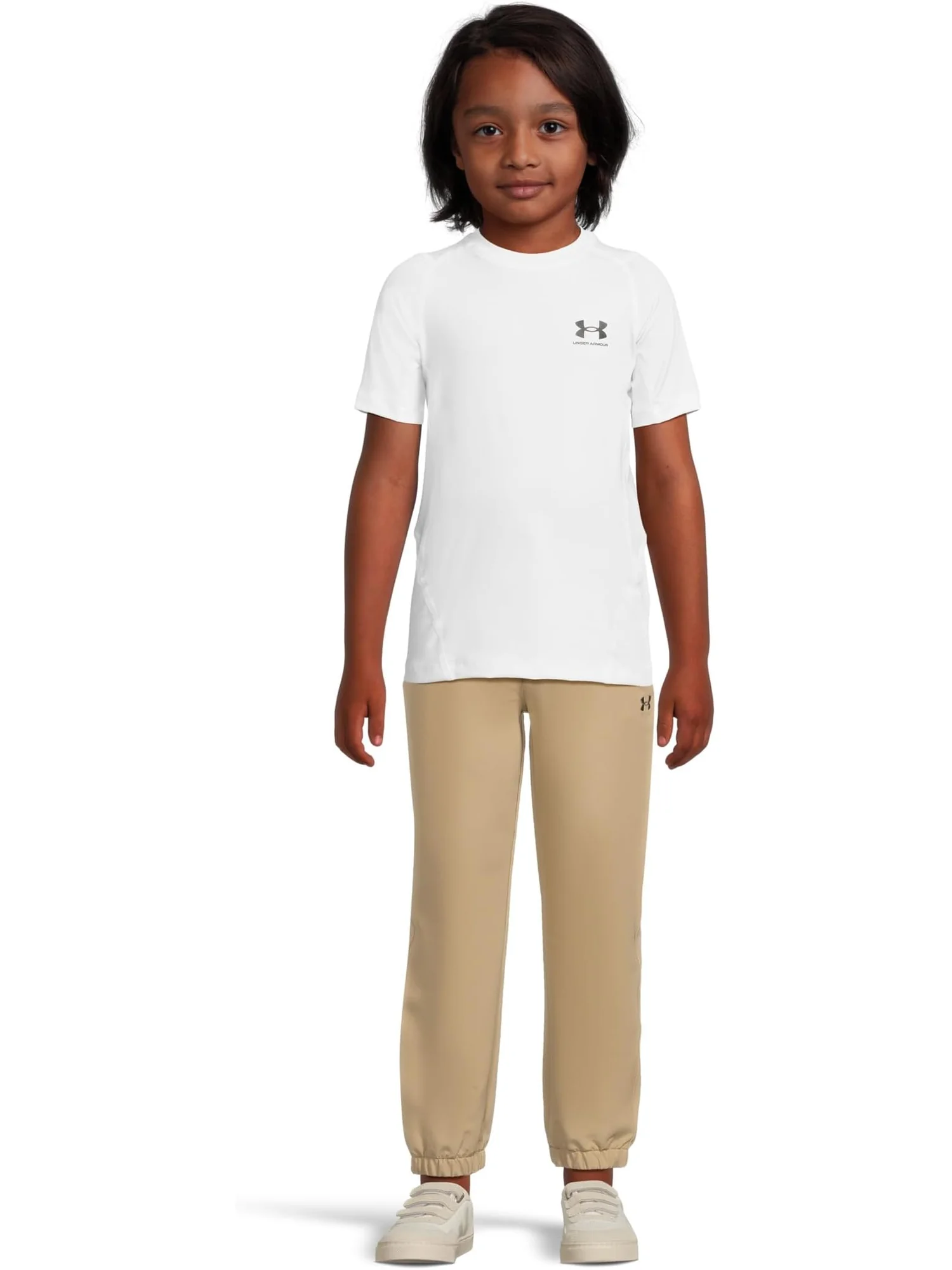 Брюки Under Armour Kids Men's Matchplay Joggers — изображение 4 из 4, хаки