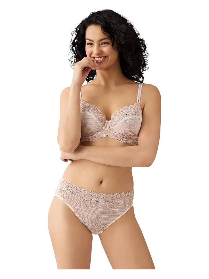 Женское кружевное бюстгальтер с косточками Wacoal Embrace Lace 65191 — 4