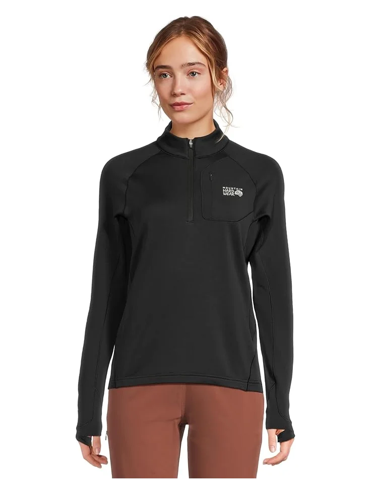 Женская флисовая кофта Mountain Hardwear Up First Tech Fleece Quarter Zip — 1