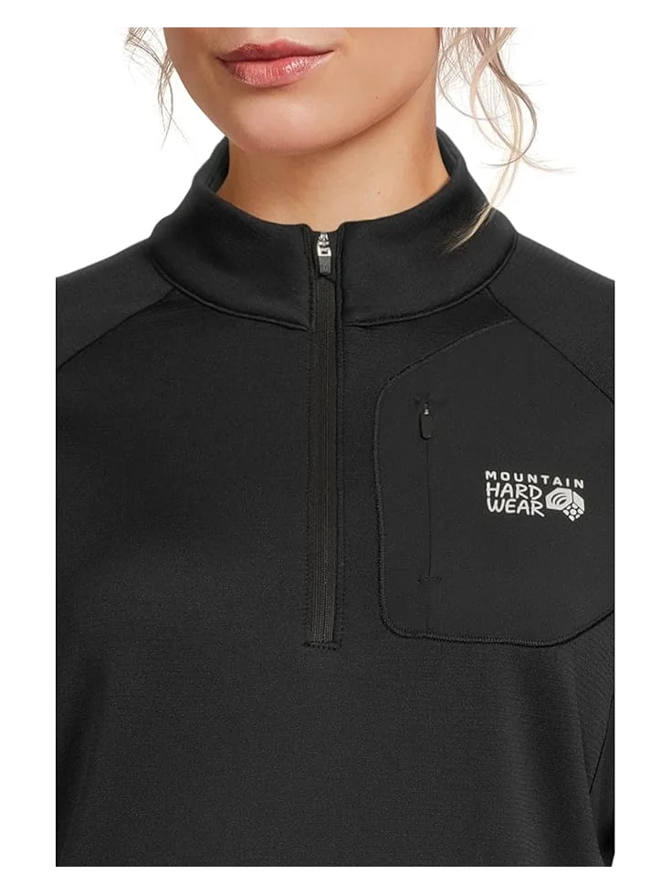 Женская флисовая кофта Mountain Hardwear Up First Tech Fleece Quarter Zip — 4