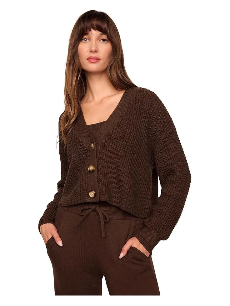 Женский укороченный кардиган Eberjey Recycled Sweater — 1