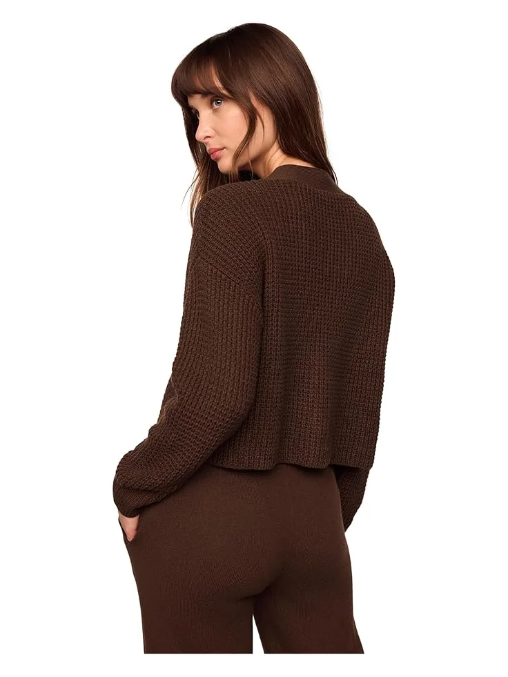 Женский укороченный кардиган Eberjey Recycled Sweater — 2