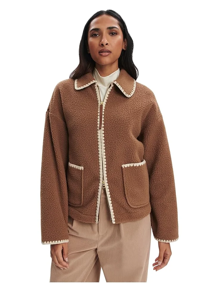 Женское пальто Varley Ruiko Zip Through Fleece — 1