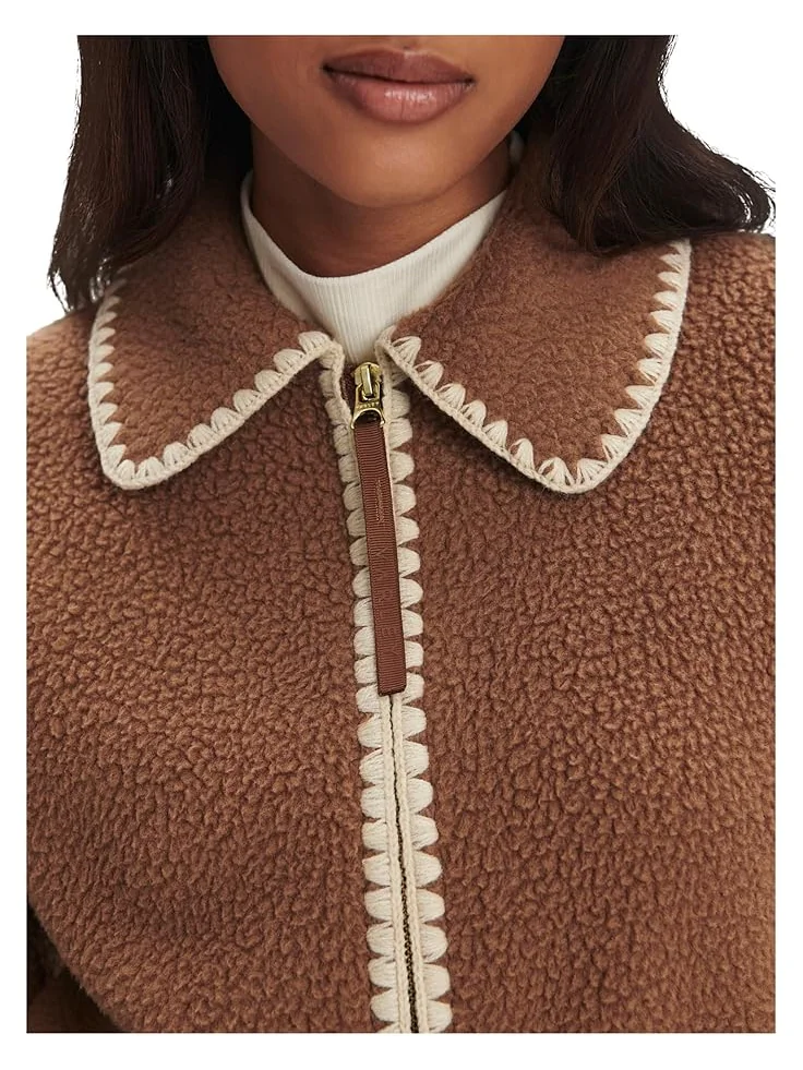 Женское пальто Varley Ruiko Zip Through Fleece — 3