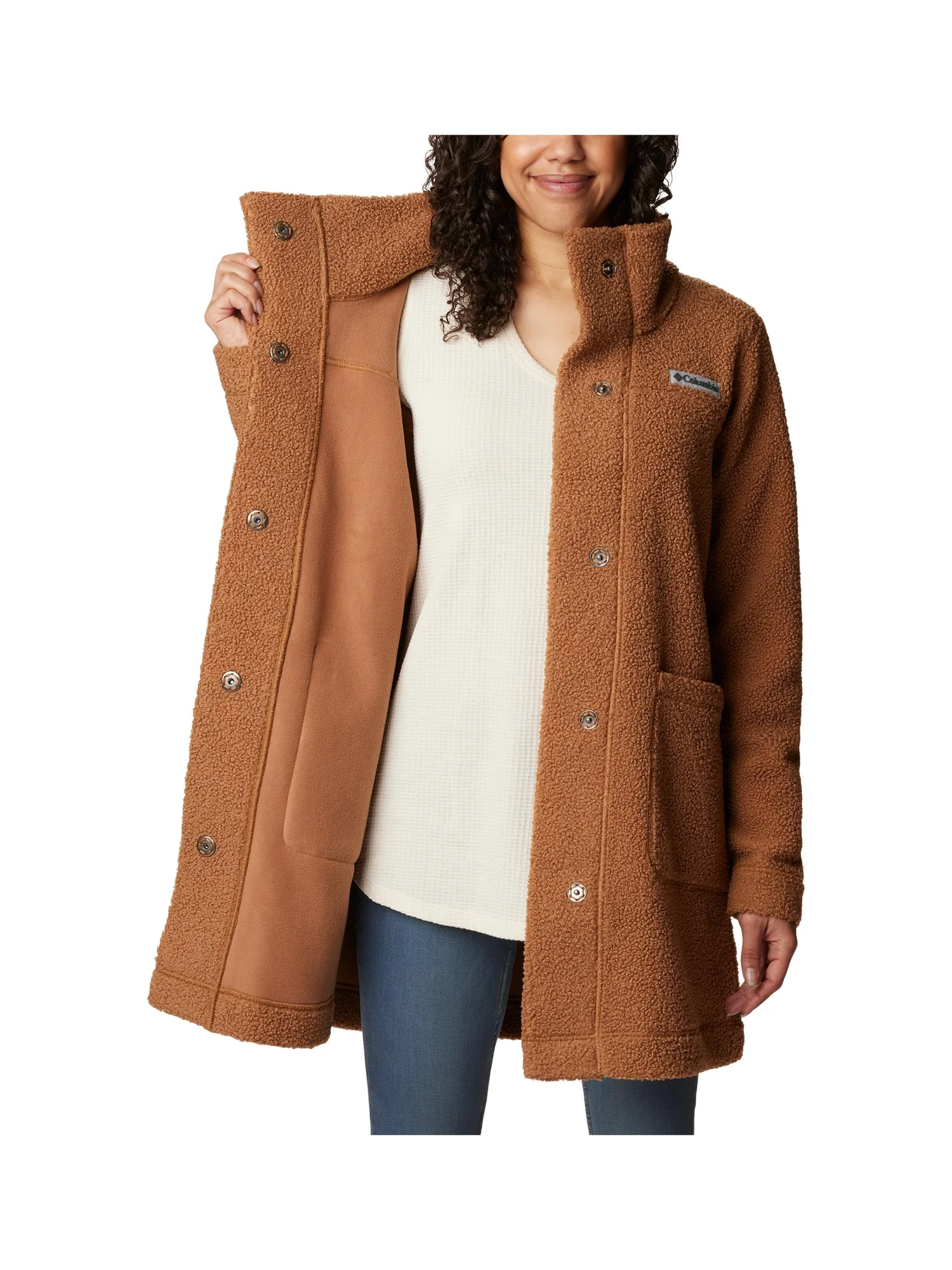 Куртка Columbia Panorama Long Jacket — изображение 4 из 4, коричневый