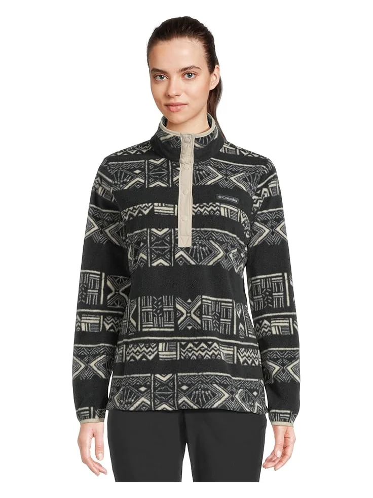 Женское пальто Columbia Benton Springs Printed 1/2 Snap — 1