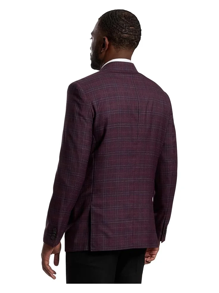 Мужской пиджак Johnston & Murphy Windowpane Plaid — 3