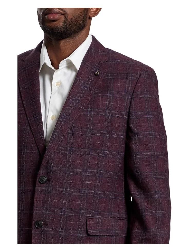 Мужской пиджак Johnston & Murphy Windowpane Plaid — 4