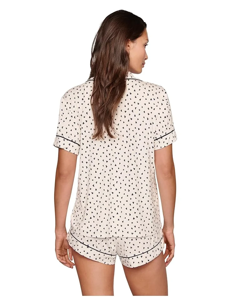 Женский комплект пижамы Eberjey Gisele Printed - The Relaxed Short — 2