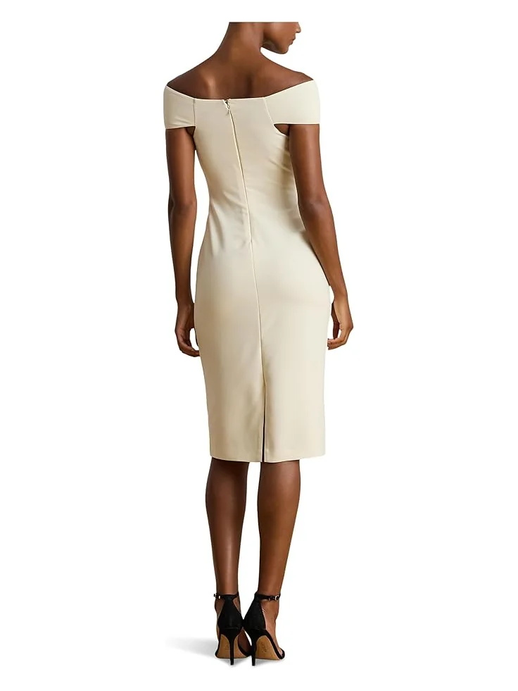 Женское коктейльное платье Lauren Ralph Lauren Twist-Front Crepe — 2