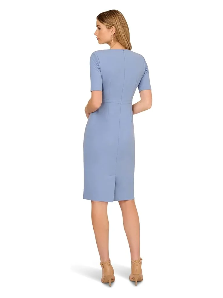 Женское платье Adrianna Papell Mini Bow Front Sheath — 2
