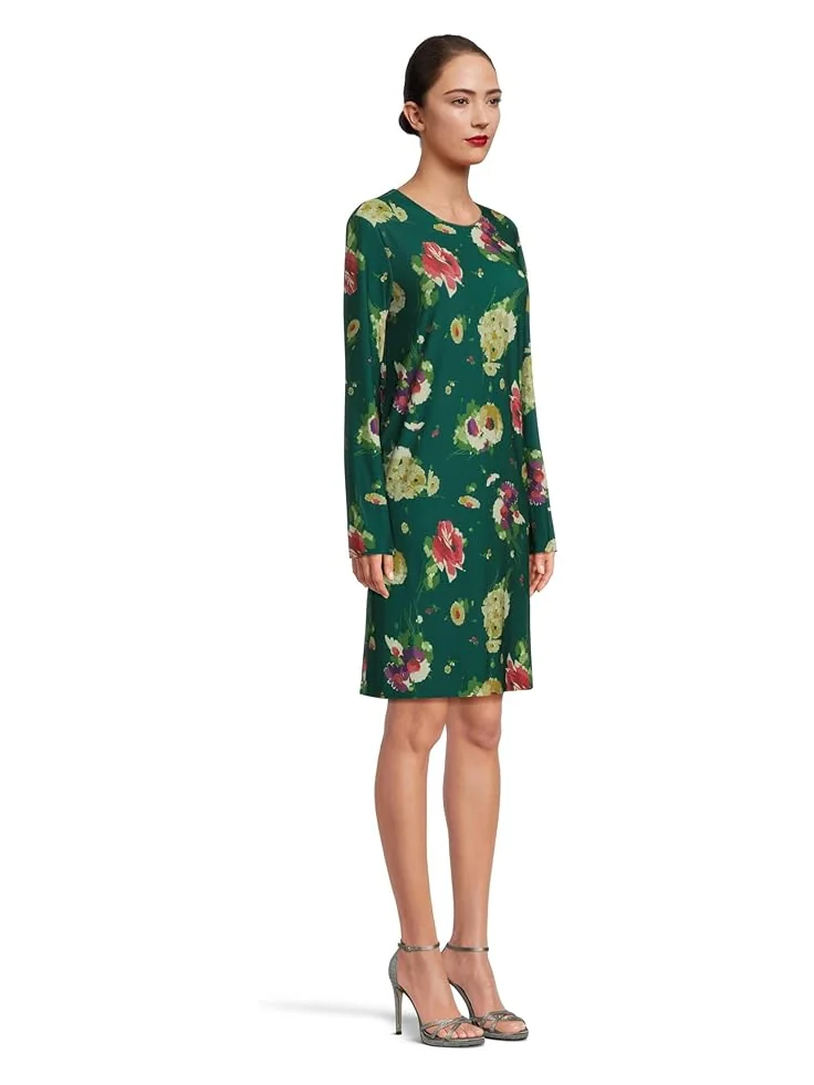 Женское платье Norma Kamali Long Sleeve Crew Dress To Knee — 2