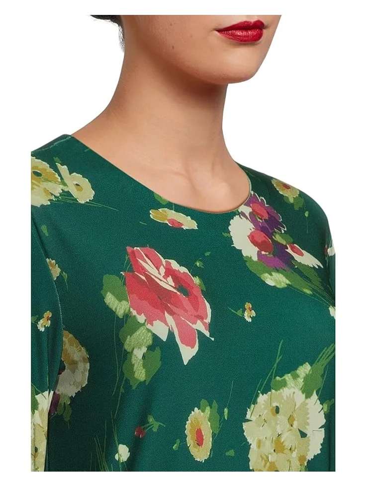 Женское платье Norma Kamali Long Sleeve Crew Dress To Knee — 4