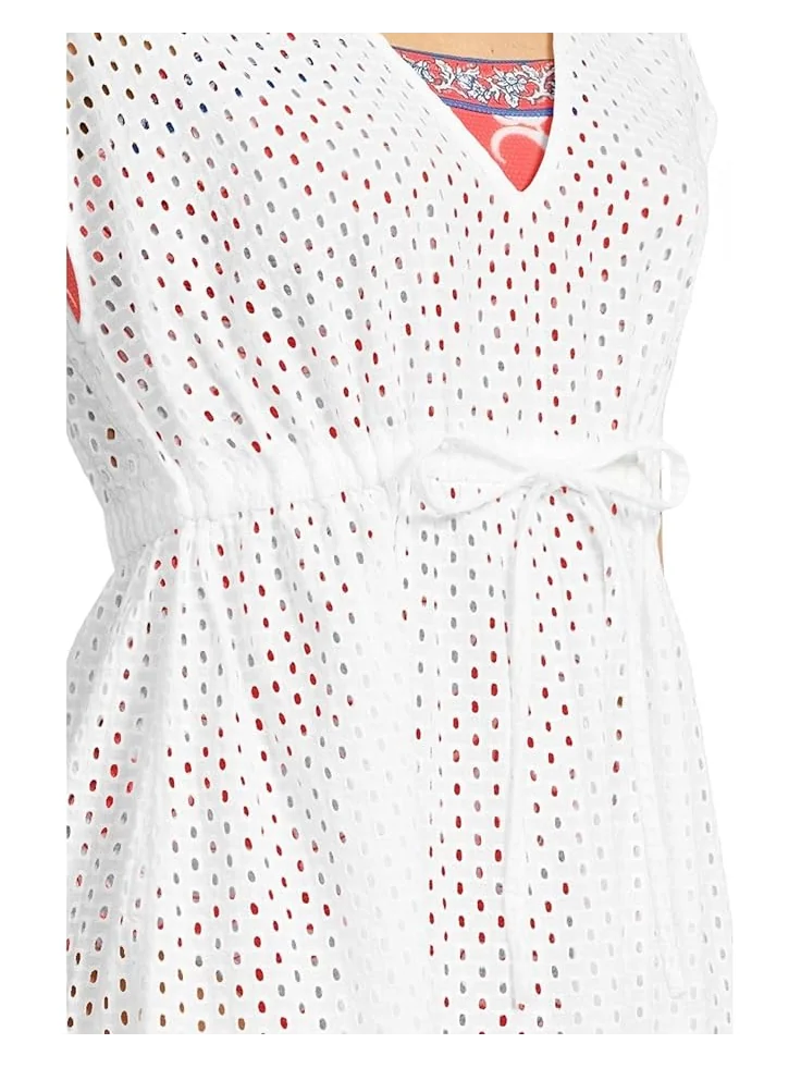 Женское платье Tommy Bahama Eyelet Cove V-Neck Short — 4