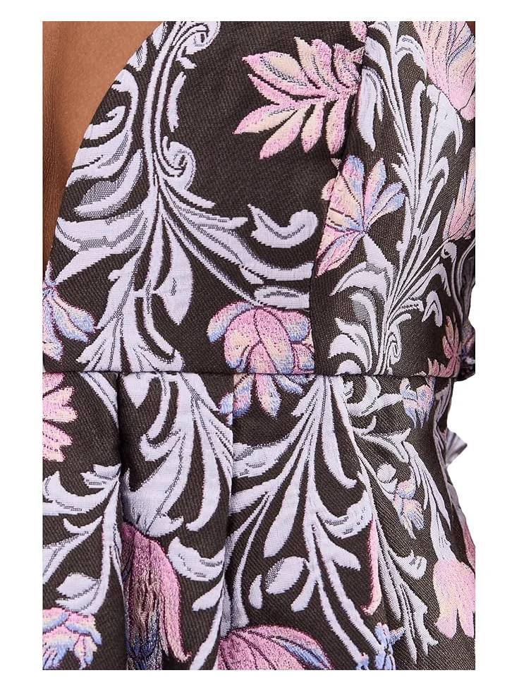 Женское мини-платье Free People Floreo Jacqaurd — 5