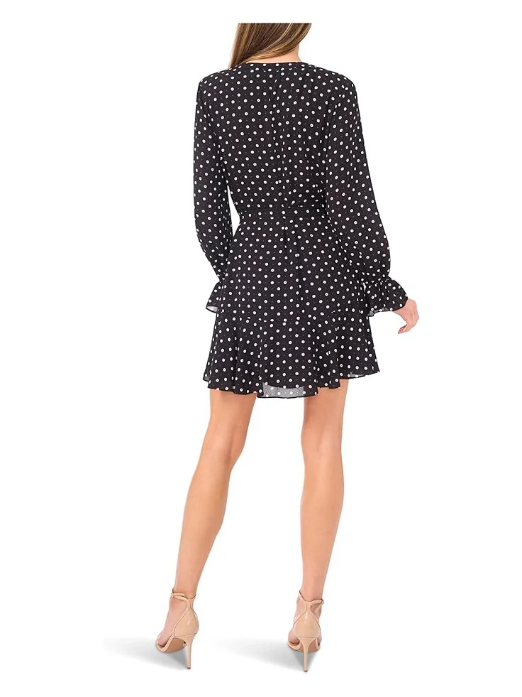 Женское платье CeCe Long Sleeve Waist Tie — 2