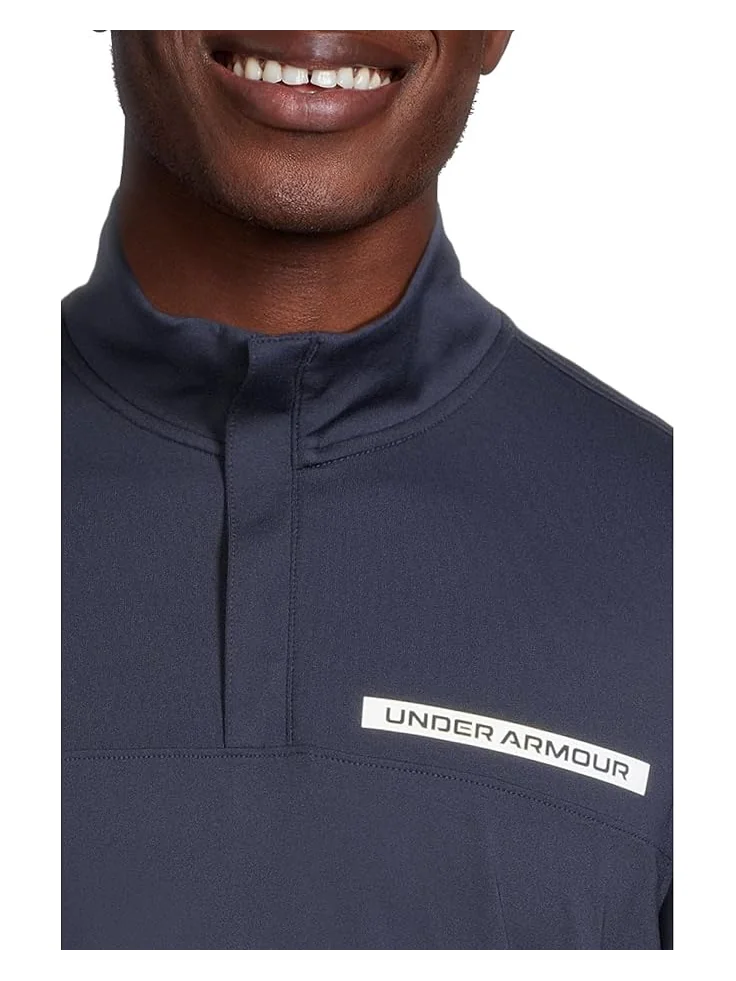 Мужская толстовка Under Armour Golf Tee 2 Green 1/4 Zip — 4